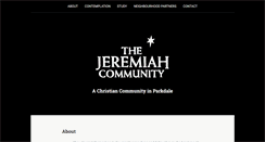 Desktop Screenshot of jeremiahcommunity.ca